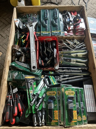 Mix pallet met nieuw gereedschap