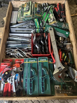 Mix pallet met nieuw gereedschap