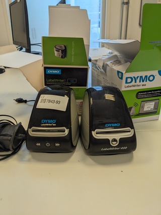 2x Labelwriter Dymo, 450 en 550