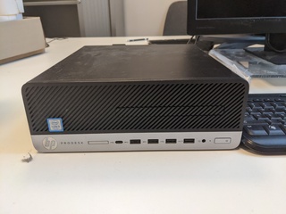Computer met beeldscherm HP, Prodesk 600 G3 SFF, core i5 7th gen