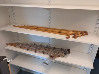 Ca. 11x Diverse wandelstokken
