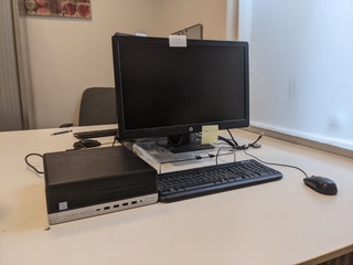 Computer met beeldscherm HP, Prodesk 600 G3 SFF, core i5 7th gen