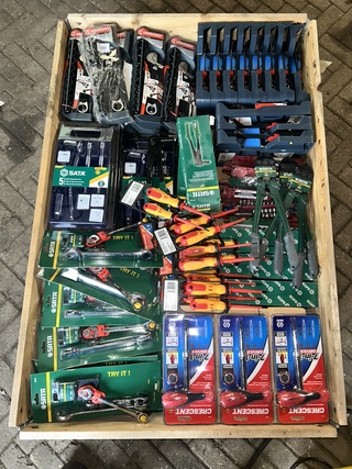 Mix pallet met nieuw gereedschap