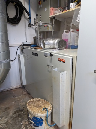 Compressor met geluiddempende ombouw Creemers, CSG 450/15