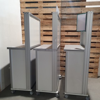 3x Verrijdbare orderpost