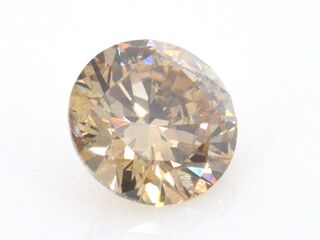 Diamant – 1.46 carat champagne gekleurde diamant (gecertificeerd)