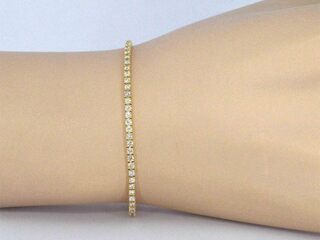 Gouden armband met diamanten 2.30 carat