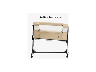 Deryan Snoozy Co Sleeper Wieg Verstelbaar frame Creme