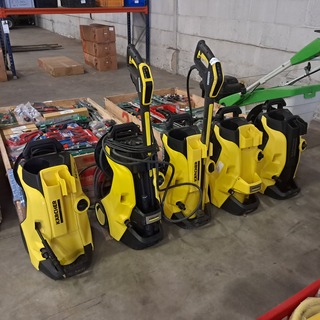 5x Karcher hogedrukreinigers, Karcher, K5/k4, Geel