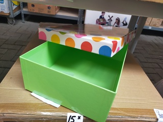 15 x Opberg boxen
