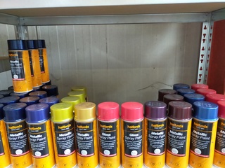 40 x Metallic/glans spuitlak Halfords
