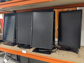 7x Beeldschermen, Deel, U2312HM Flat Panel Monitor , Zwart