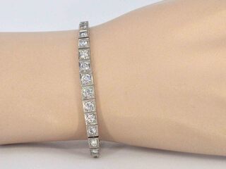 Gouden antieke riviera armband