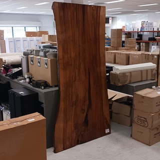 Boomstam eettafel Suar met epoxylaag, 2025