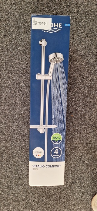 Glijstangcombinatie, Grohe, Vitalio, chroom