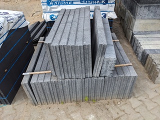 Ca. 224x Betonbanden Antraciet