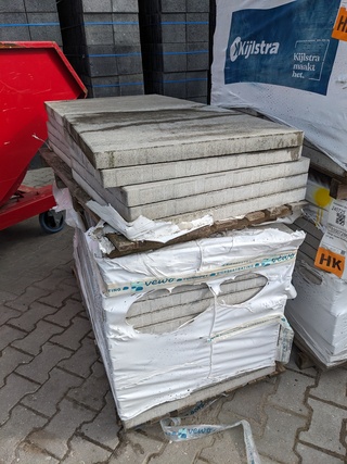 Ca. 13 m2 Betontegel Concrete