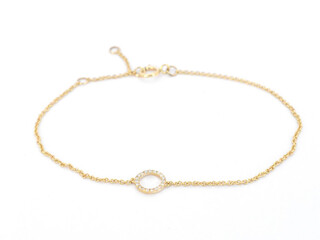 Gouden armband met diamanten