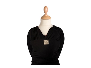 Babylonia Tricot Slen Organic Draagdoek Baby - 500 cm - Black