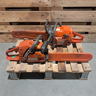 2x Benzine kettingzaag, Husqvarna, 359