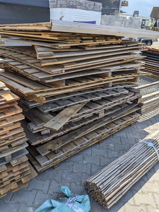 Ca. 20x Diverse maten schuttingen (waaronder schuin aflopend)