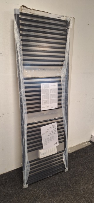 Handdoekradiator DRL, Lisa, mat zwart