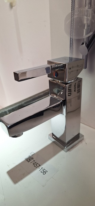 Wastafelkraan plieger, chroom