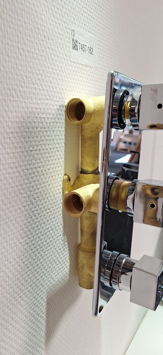 Inbouw bad/ douche thermostaat Wiesbaden, chroom