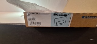 Bedieningspaneel Geberit, Kappa, metaal