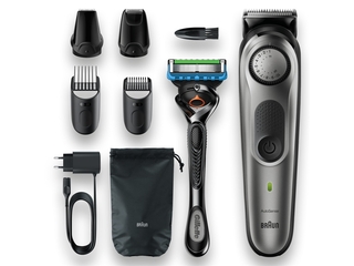 Braun 7 BT7320  Baardtrimmer &  Haartrimmer Zilver/Grijs