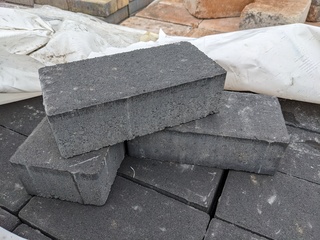 Ca. 4,6 m2 Patio betonstraatsteen black