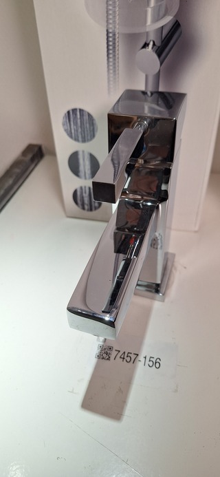 Wastafelkraan plieger, chroom