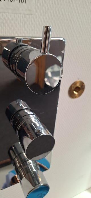 Inbouw bad/ douche thermostaat Wiesbaden, chroom