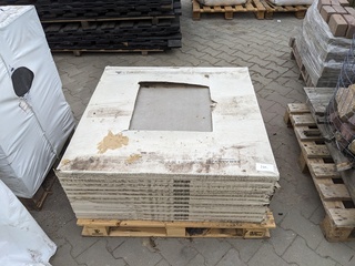 Ca. 8,5m2 keramische tegel 90x90x3 , betonlook
