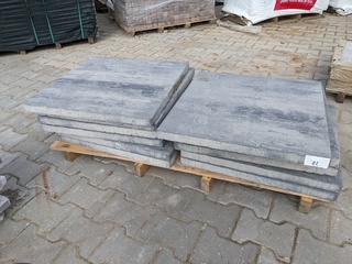 Ca. 4 m2 Betontegel nero grey  h2o
