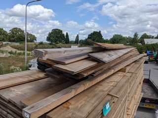 Rest partij tuinhout