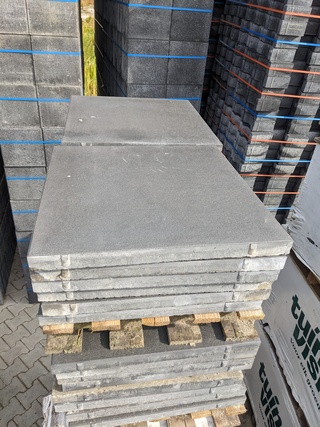 Ca. 27 m2 Edstetico pit black zonder facet