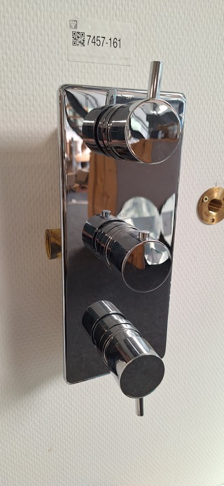 Inbouw bad/ douche thermostaat Wiesbaden, chroom