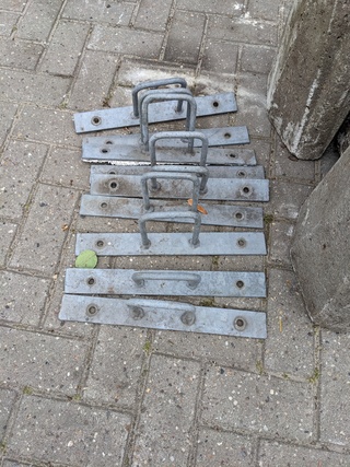 4x Hekwerkpalen
