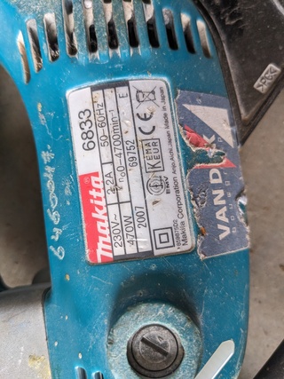 Makita gipsplaat schroefmachine
