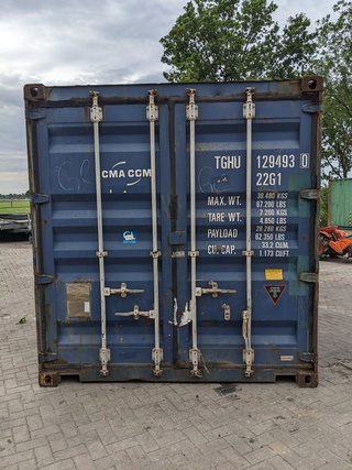 20ft Container, blauw