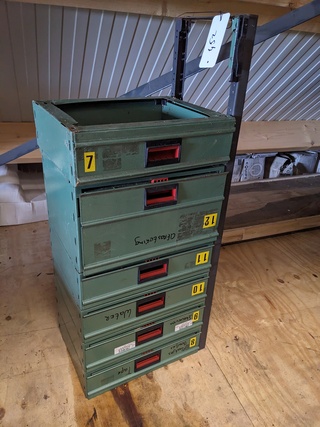 6x Opberglades modulair