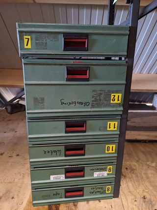 6x Opberglades modulair
