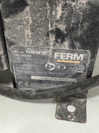 Tegelsnijmachine Ferm, TCM1010