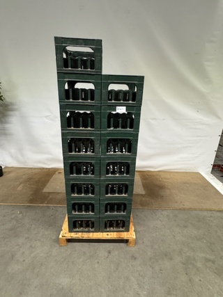 Ca. 15x Statiegeld krat, groen