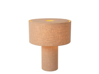 Lucide Leeroy Tafellamp 1xE27 Taupe
