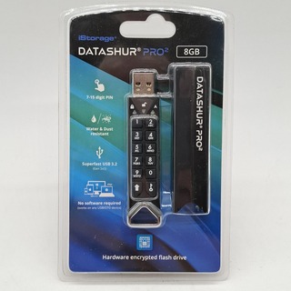Ca. 70x USB stick met pin vergrendeling, IStorage, Datashur Pro 2 8GB