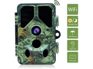 Camouflage EZ45 Wildcamera Met Nachtzicht  Met WIFI  Tuin Observatie