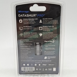 Ca. 70x USB stick met pin vergrendeling, IStorage, Datashur Pro 2 8GB