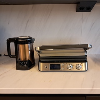Bakplaat met waterkoker, Braun, Cook.it